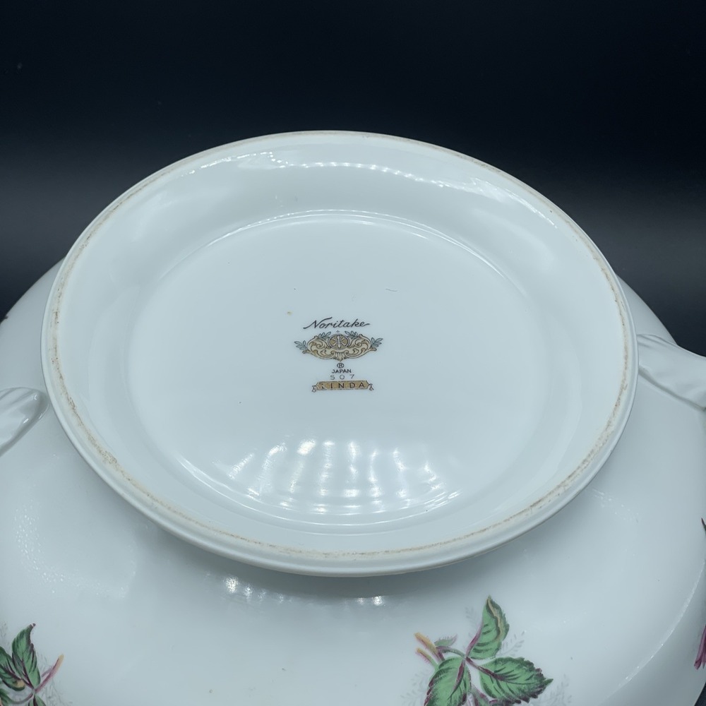 Noritake China ROSELANE ROUND COVERED BOWL With LID - Picture 13 of 13